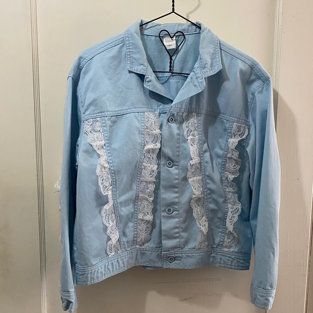 Girls light weight denim jacket